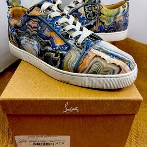 Christian Louboutin Louis Junior Flat Mens Sneakers US 9.5 Made in Italy